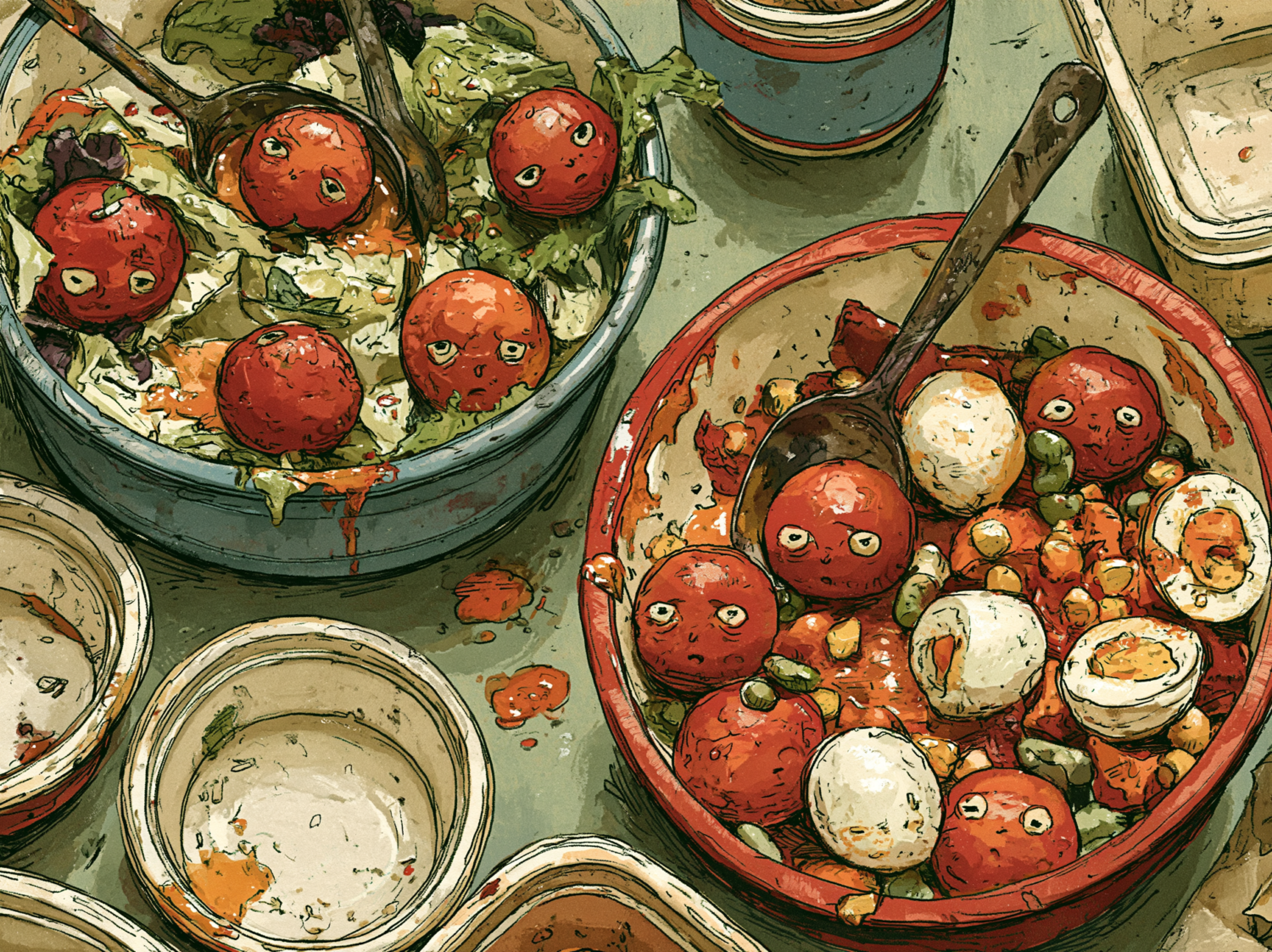 Juani_httpss.mj.runPEq0vHORujQ_Two_half-eaten_leftover_salads_80f6dbdd-eb8e-4402-b2d9-8d33bf3dbbab_1